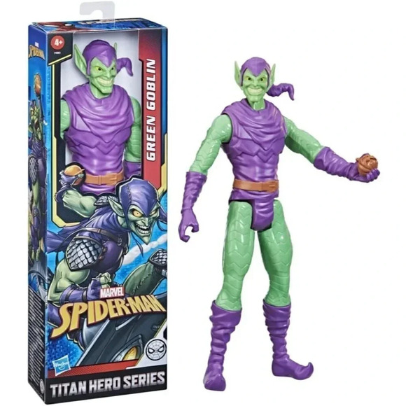 Hasbro Marvel Spider-Man Titan Hero Series Green Goblin Toy 12-Inch Toys for Kid - Picture 2 of 5